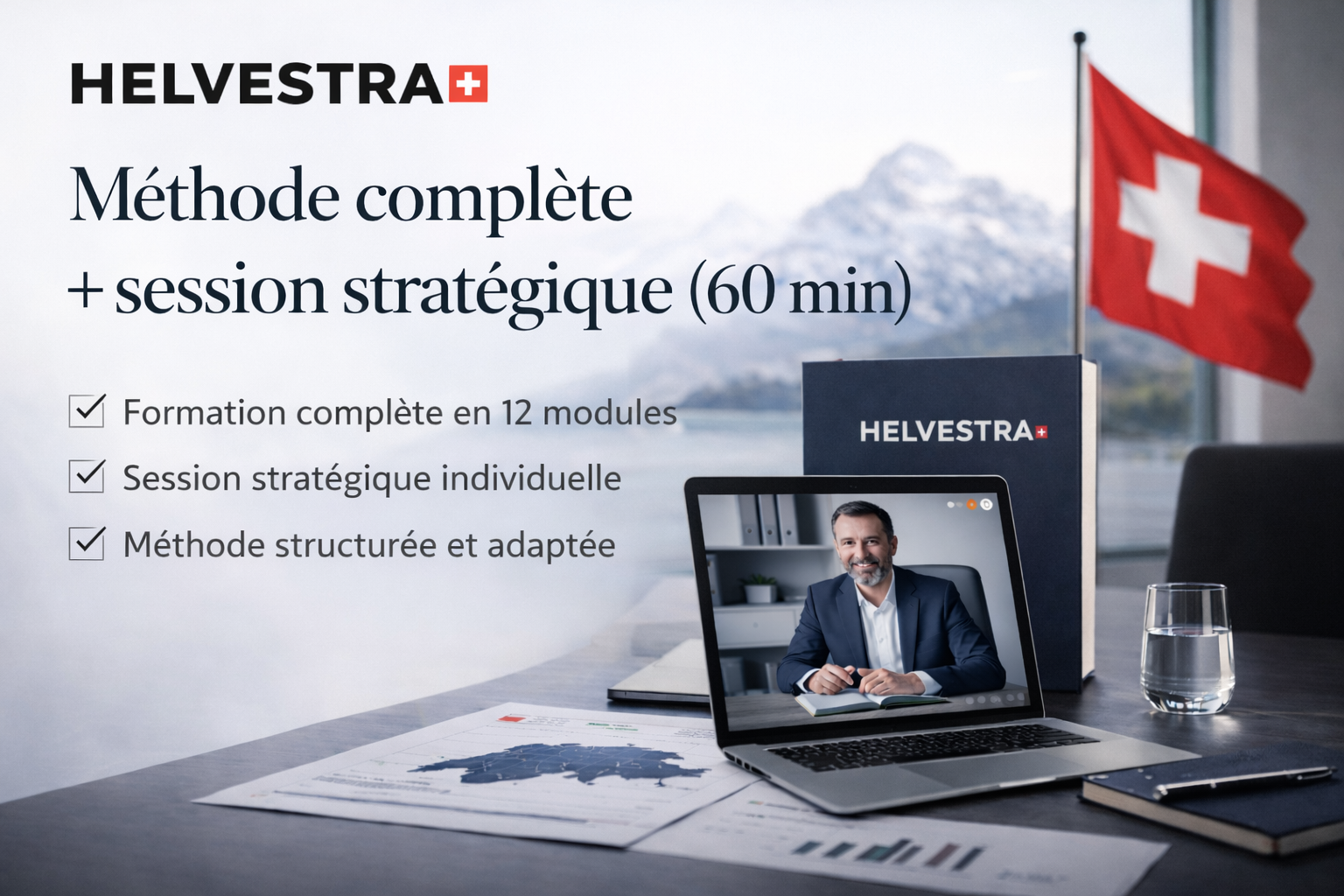 3. Helvestra — Méthode complète + session stratégique (60 min)